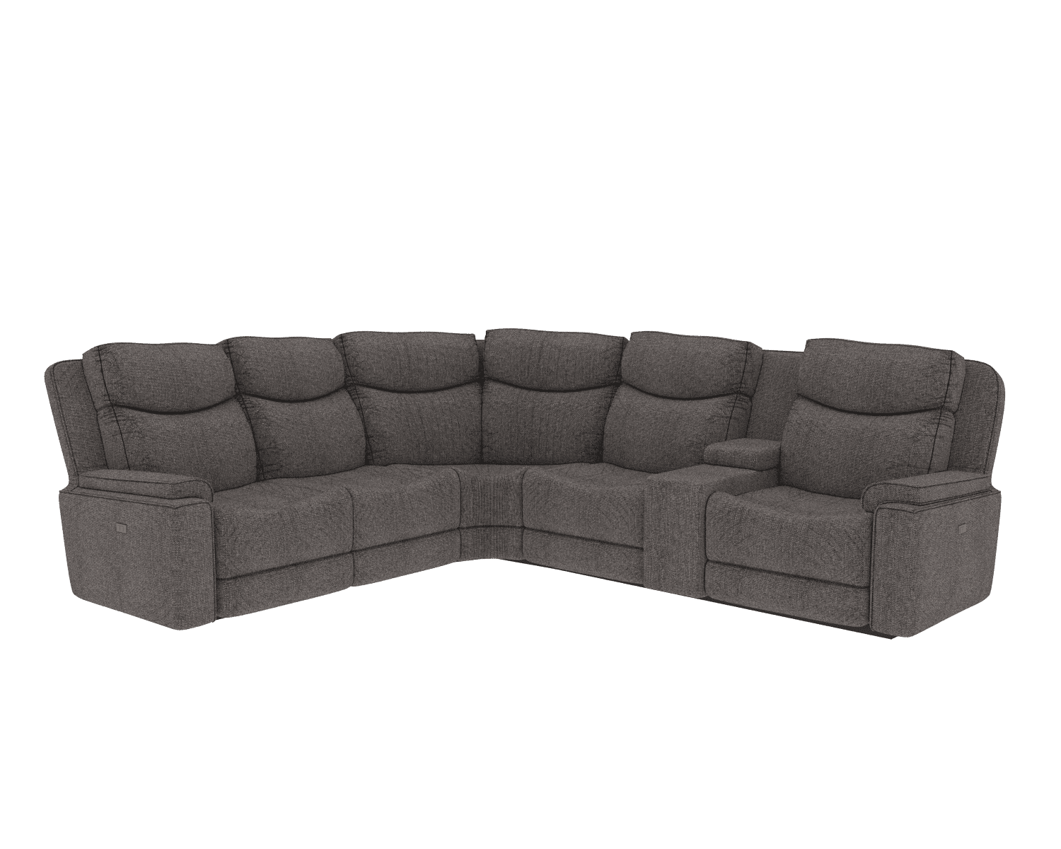 3D Render of Showstopper Sectional Sofa